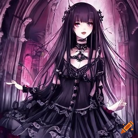 anime goth girls|25 Stunning Goth Anime Girls .